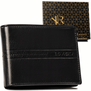 Duży, skórzany portfel męski z systemem RFID - Rovicky