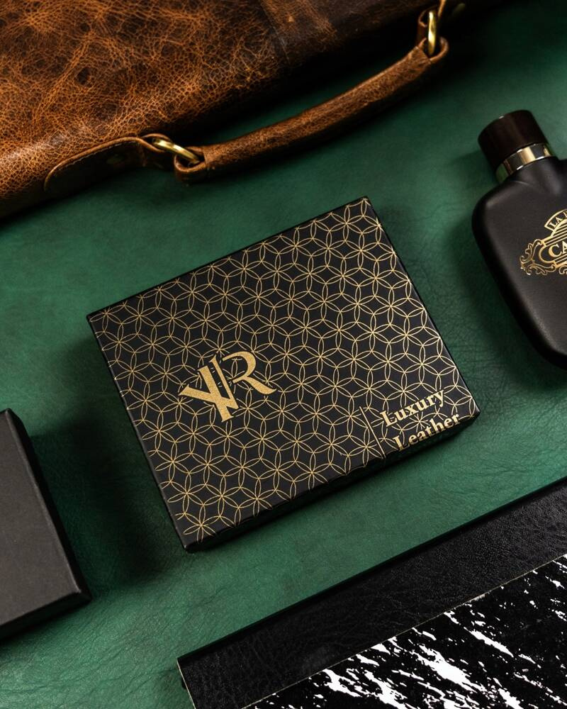 Duży, skórzany portfel męski z systemem RFID - Rovicky - obrazek 11