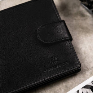 Zestaw prezentowy: skórzany portfel męski i brelok - Peterson