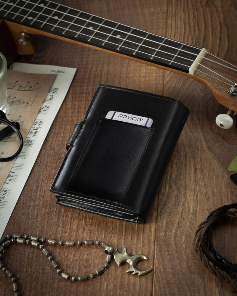 Skórzany portfel męski z systemem RFID - 4U Cavaldi - obrazek 3