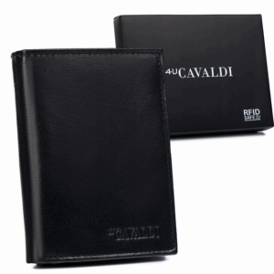 Duży, skórzany portfel męski z systemem RFID - 4U Cavaldi