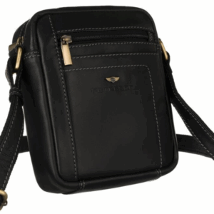 Skórzana torba męska na ramię - Peterson