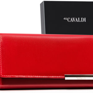 Elegancki, skórzany portfel damski - 4U Cavaldi