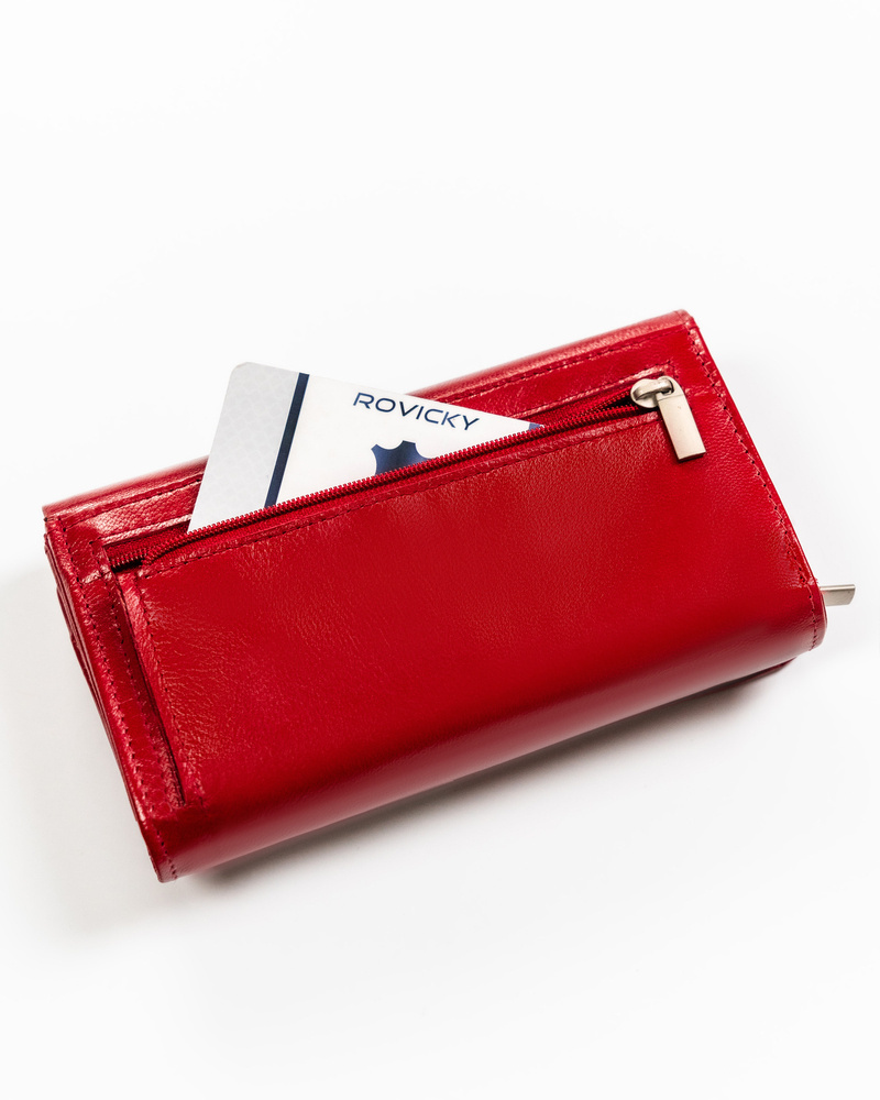 Elegancki, skórzany portfel damski - 4U Cavaldi - obrazek 4