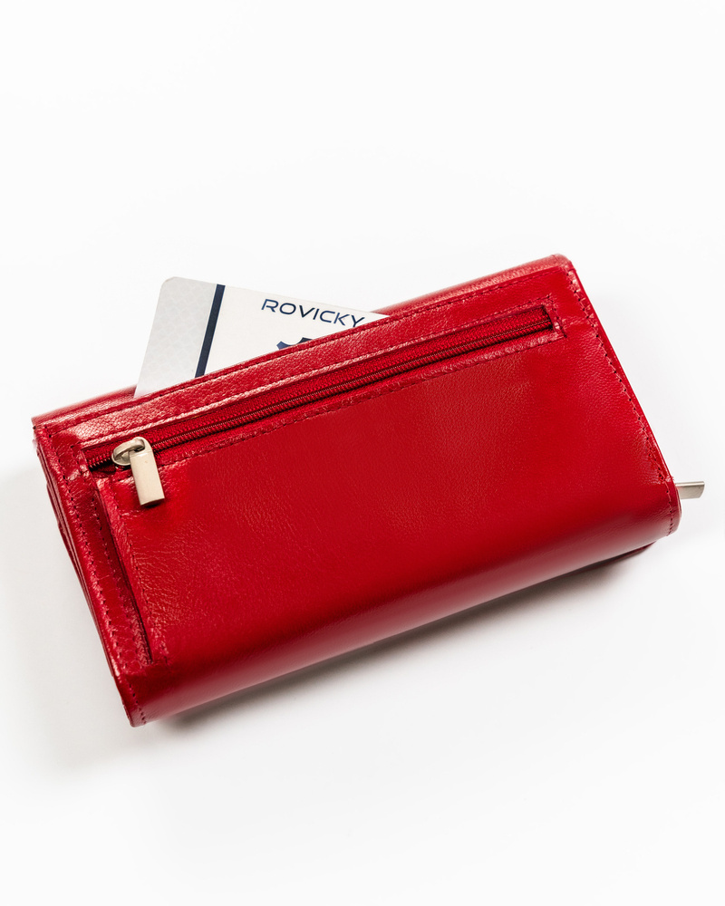 Elegancki, skórzany portfel damski - 4U Cavaldi - obrazek 3