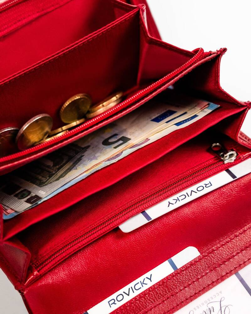 Elegancki, skórzany portfel damski - 4U Cavaldi - obrazek 12