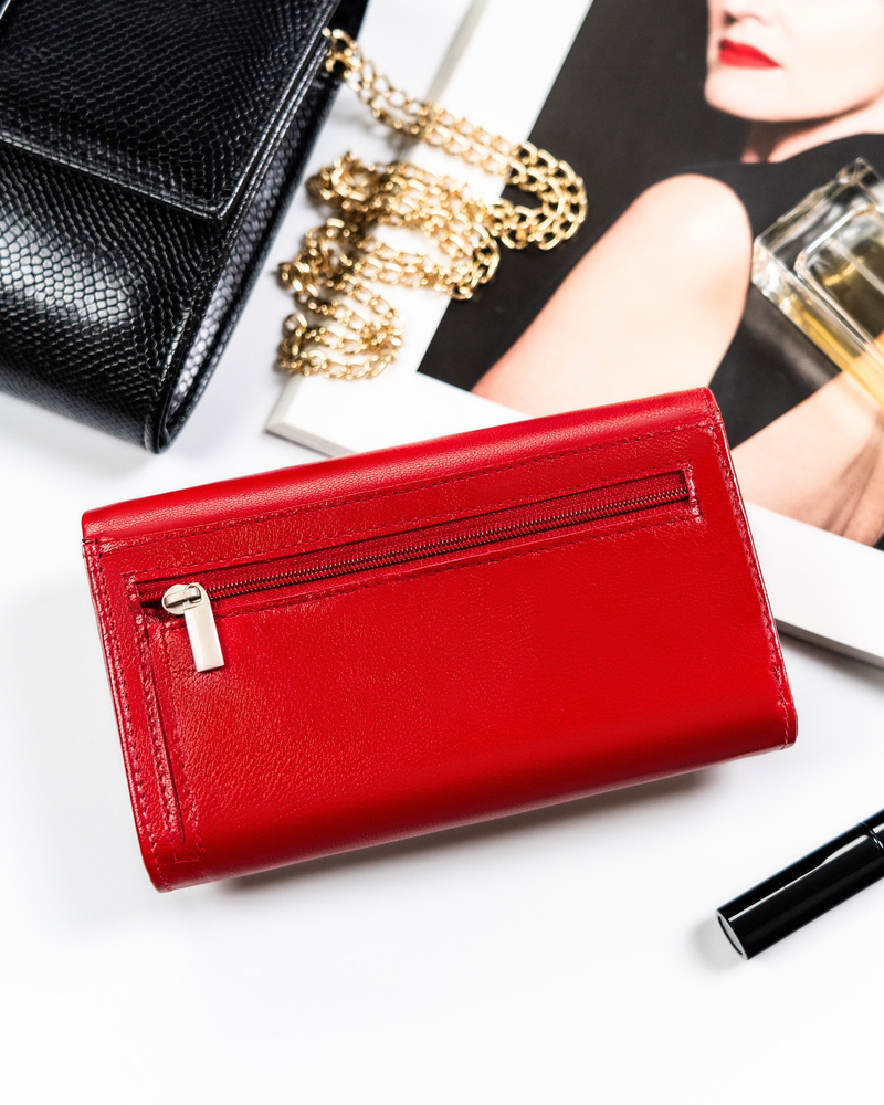 Elegancki, skórzany portfel damski - 4U Cavaldi - obrazek 5