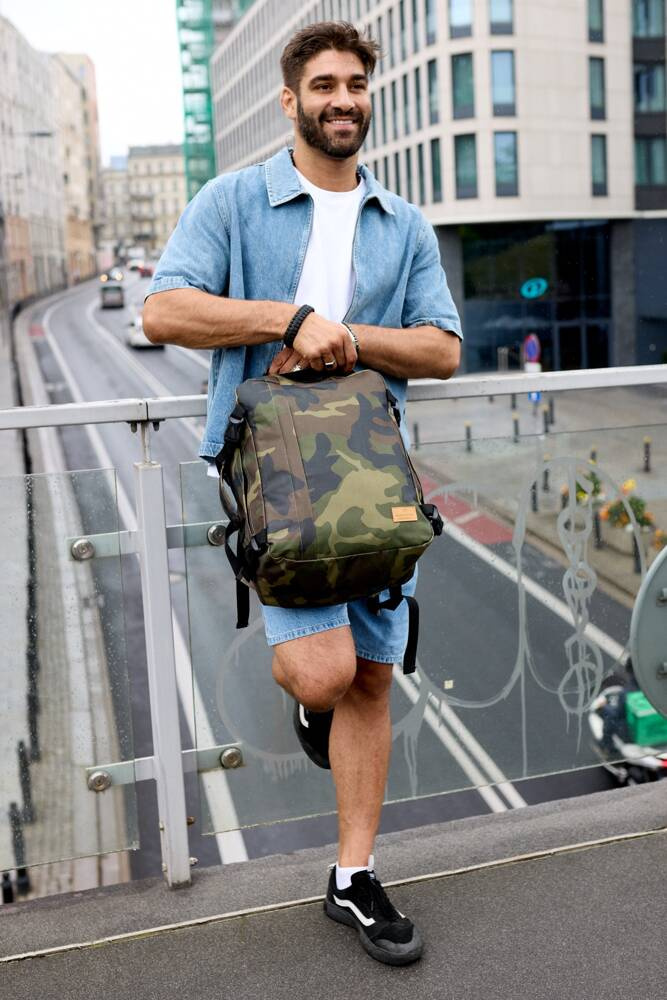 Duży, podróżny plecak z poliestru - Rovicky - obrazek 6