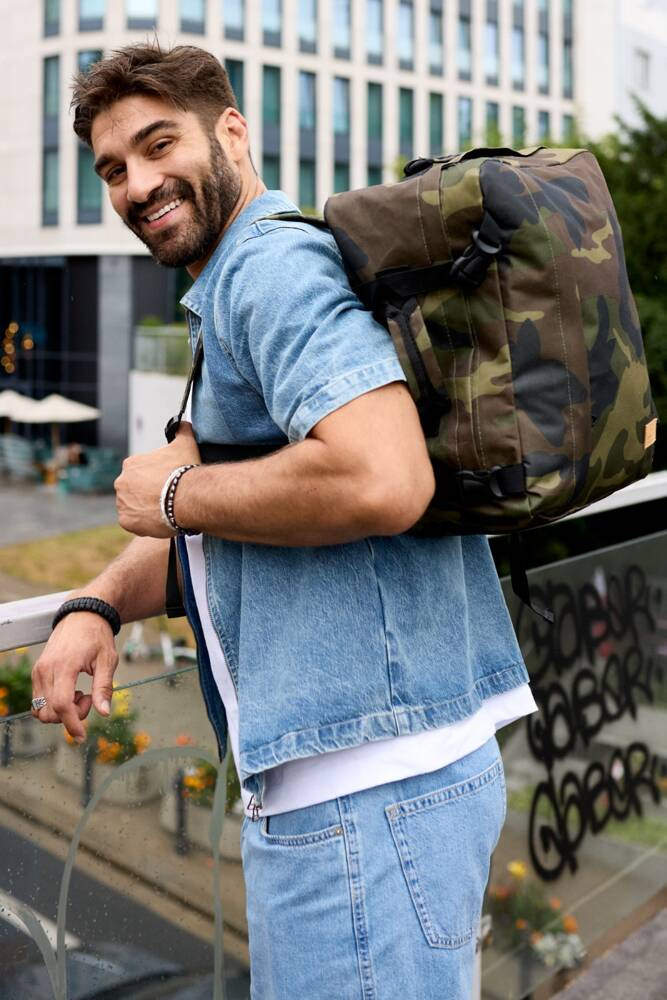 Duży, podróżny plecak z poliestru - Rovicky - obrazek 3