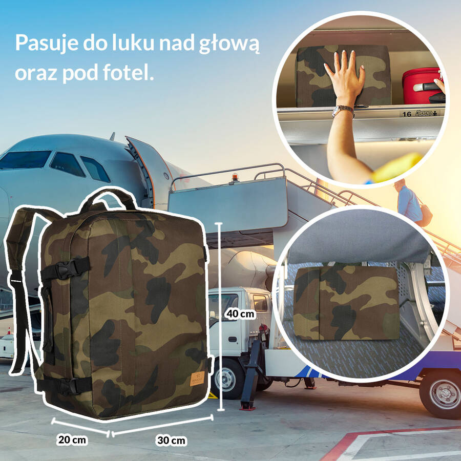 Duży, podróżny plecak z poliestru - Rovicky - obrazek 13