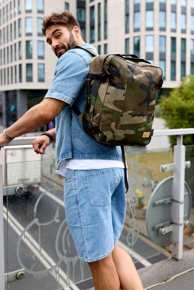 Duży, podróżny plecak z poliestru - Rovicky - obrazek 2