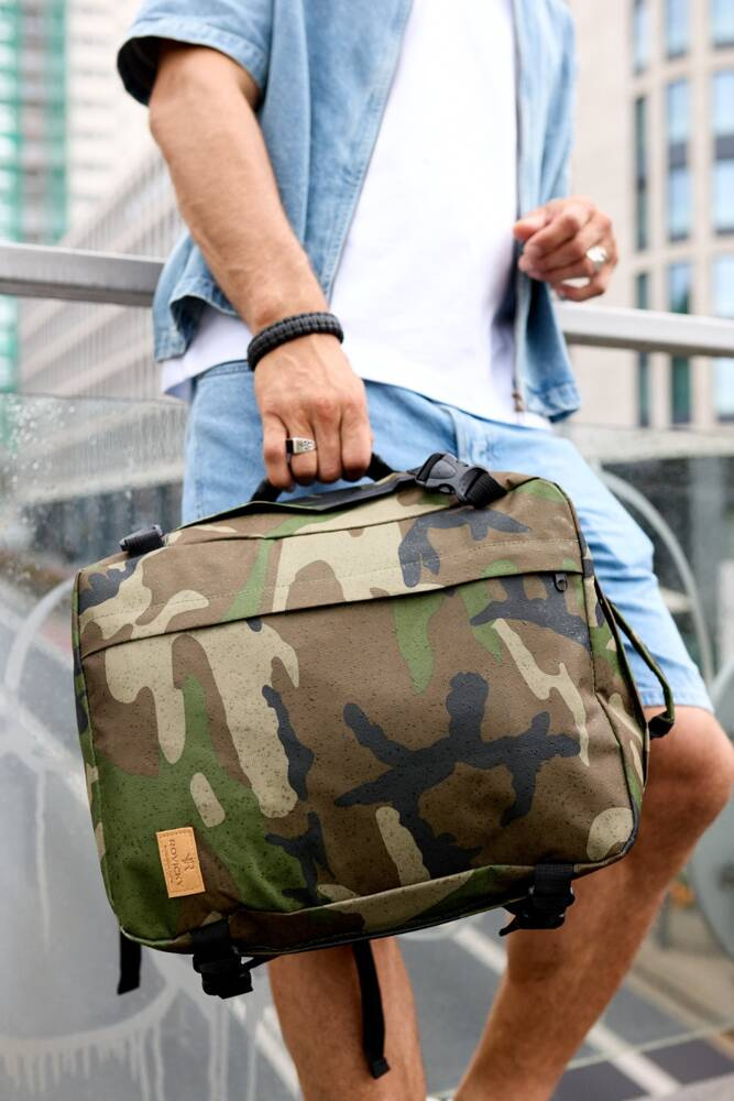 Duży, podróżny plecak z poliestru - Rovicky - obrazek 3