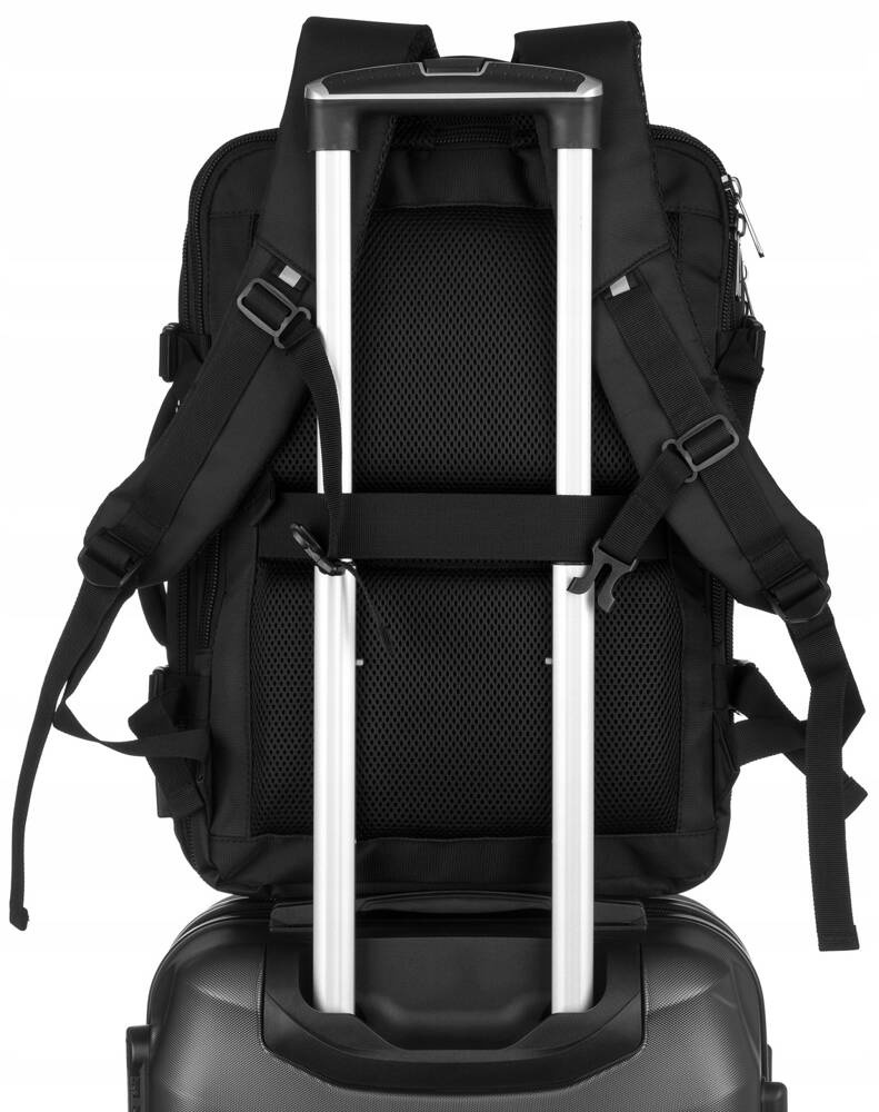 Duży, wodoodporny, podróżny plecak z miejscem na laptopa - Peterson - obrazek 5