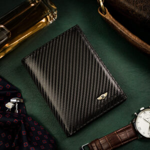 Skórzany portfel męski z systemem RFID - Peterson