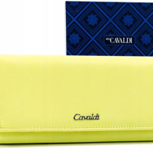 Duży, poziomy portfel damski ze skóry ekologicznej - 4U Cavaldi