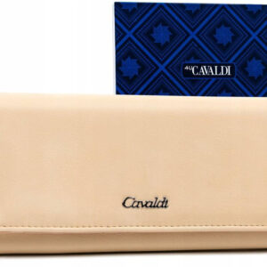 Elegancki, duży portfel damski ze skóry ekologicznej - 4U Cavaldi
