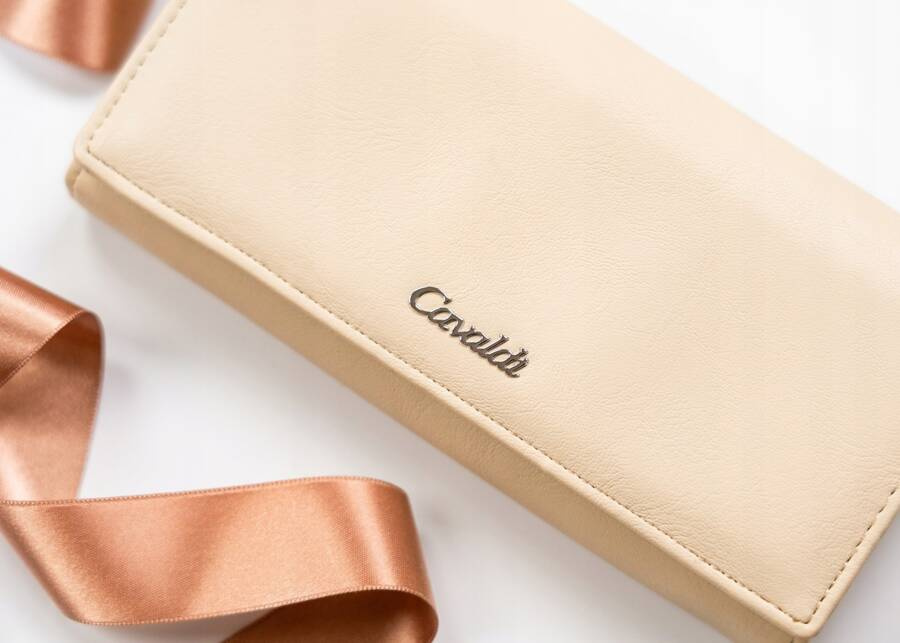 Elegancki potfel damski na bigiel i zatrzask - 4U Cavaldi - obrazek 3