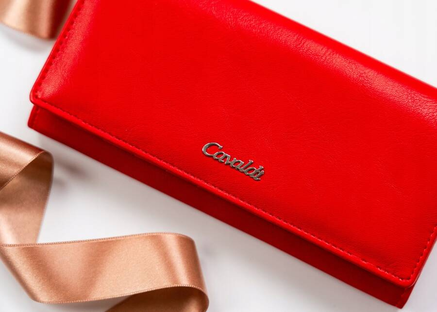 Klasyczny portfel damski ze skóry ekologicznej - 4U Cavaldi - obrazek 3