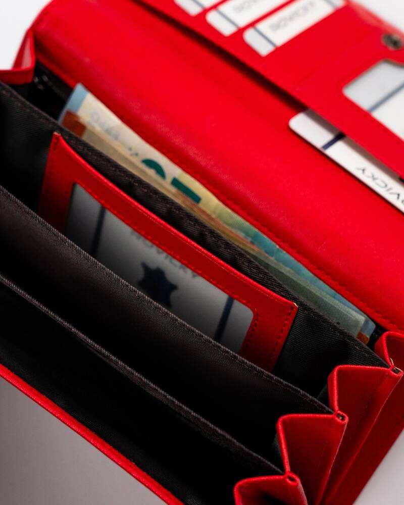 Klasyczny portfel damski ze skóry ekologicznej - 4U Cavaldi - obrazek 8