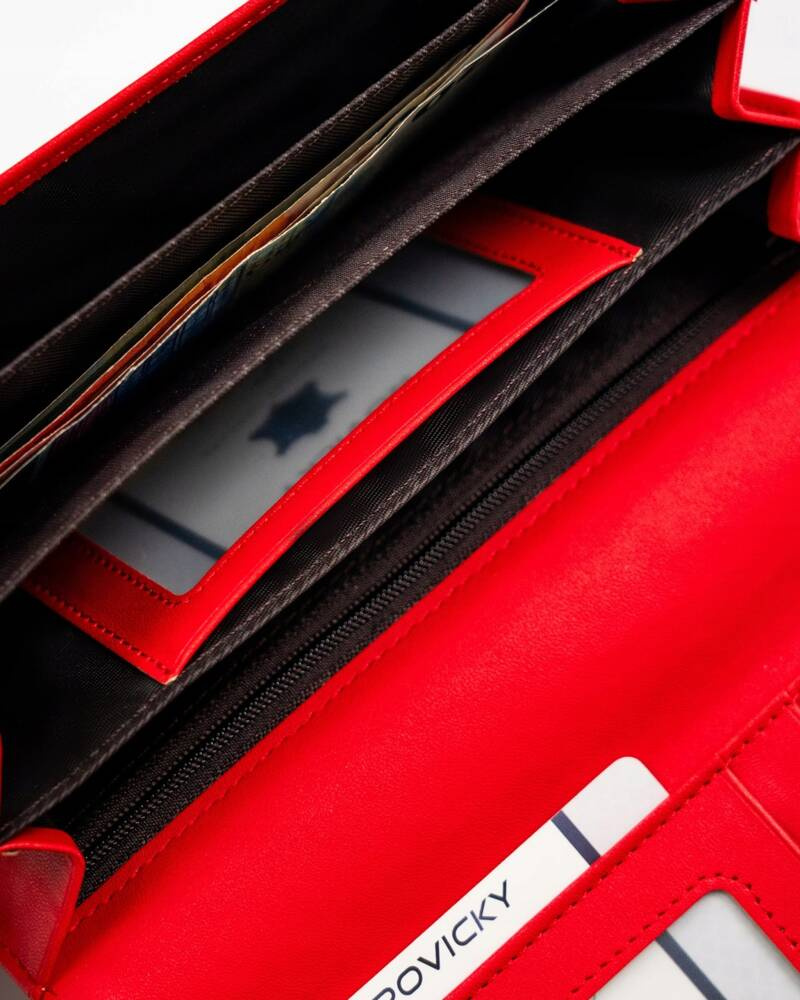 Klasyczny portfel damski ze skóry ekologicznej - 4U Cavaldi - obrazek 9