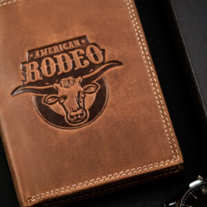 Duży, pionowy portfel męski ze skóry naturalnej - Always Wild