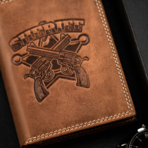 Duży, pionowy portfel męski ze skóry naturalnej - Always Wild