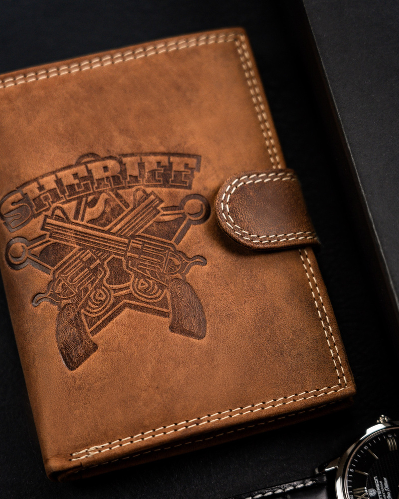 Duży, pionowy portfel męski ze skóry naturalnej - Always Wild - obrazek 13