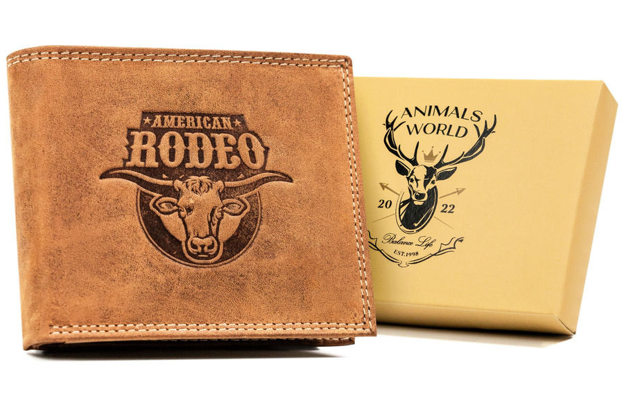 Duży portfel męski ze skóry naturalnej - Always Wild - obrazek 10