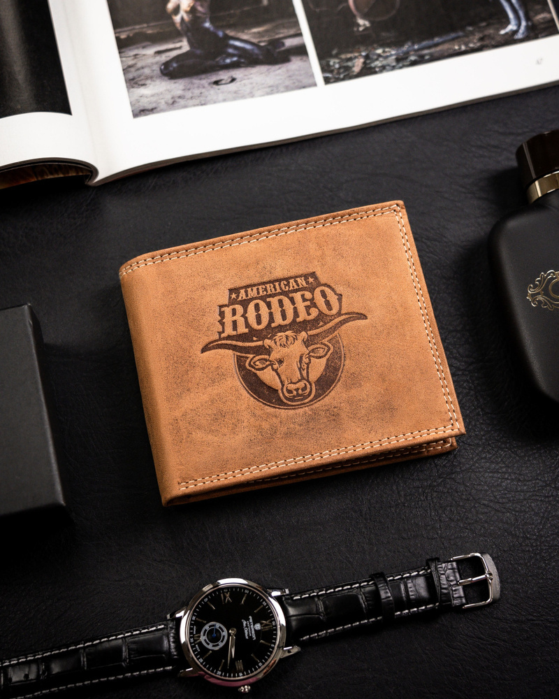 Duży portfel męski ze skóry naturalnej - Always Wild - obrazek 2