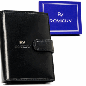 Elegancki, skórzany portfel męski - Rovicky