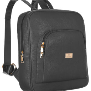 Pojemny plecak damski ze skóry ekologicznej - Peterson