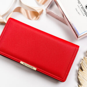 Duży portfel damski ze skóry ekologicznej - Peterson