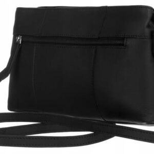 Torebka damska w typie listonoszki ze skóry naturalnej - Peterson