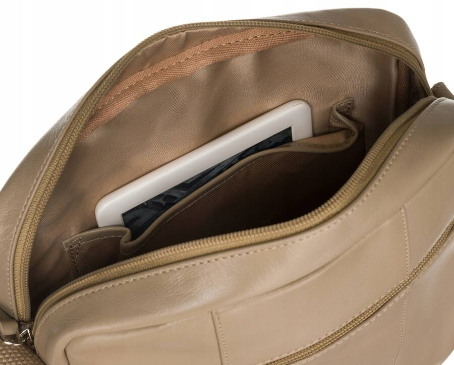 Mała listonoszka damka ze skóry naturalnej - Peterson - obrazek 4