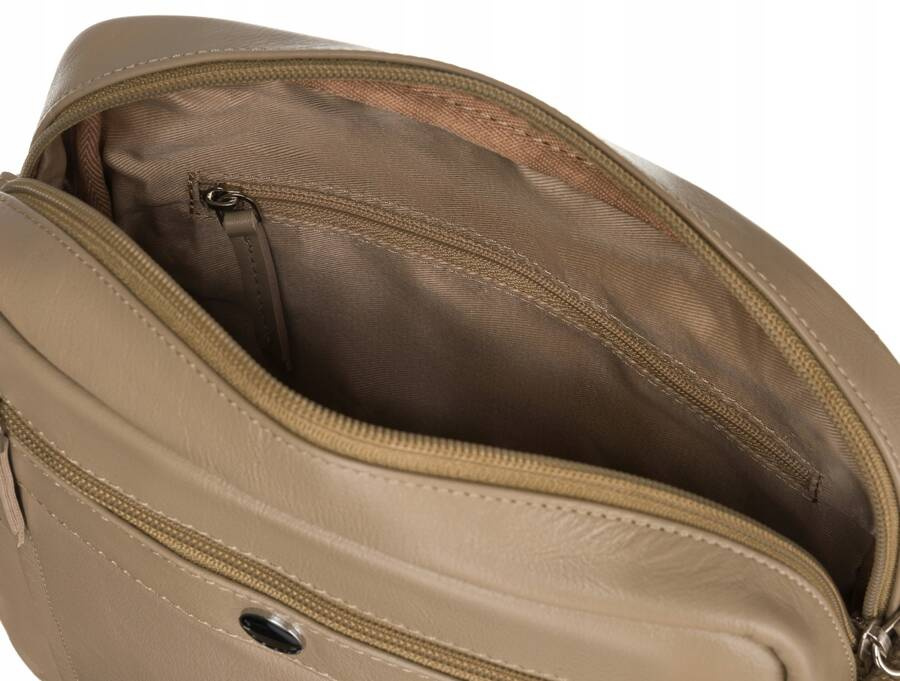 Mała listonoszka damka ze skóry naturalnej - Peterson - obrazek 5