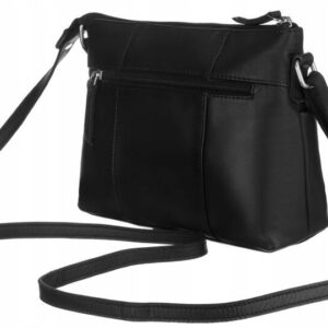 Skórzana, klasyczna listonoszka damska - Peterson