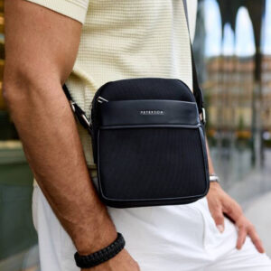 Torba męska na ramię z tkaniny poliuretanowej - Peterson