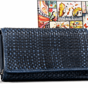 Duży portfel damski ze skóry naturalnej - Rovicky