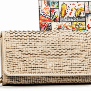 Duży portfel damski ze skóry naturalnej - Rovicky