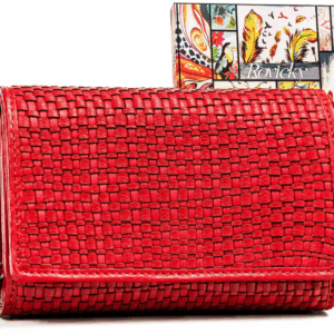 Elegancki portfel damski ze skóry naturalnej - Rovicky
