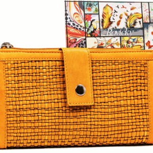 Duży portfel damski ze skóry naturalnej - Rovicky