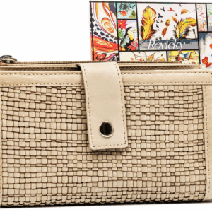 Duży portfel damski ze skóry naturalnej - Rovicky