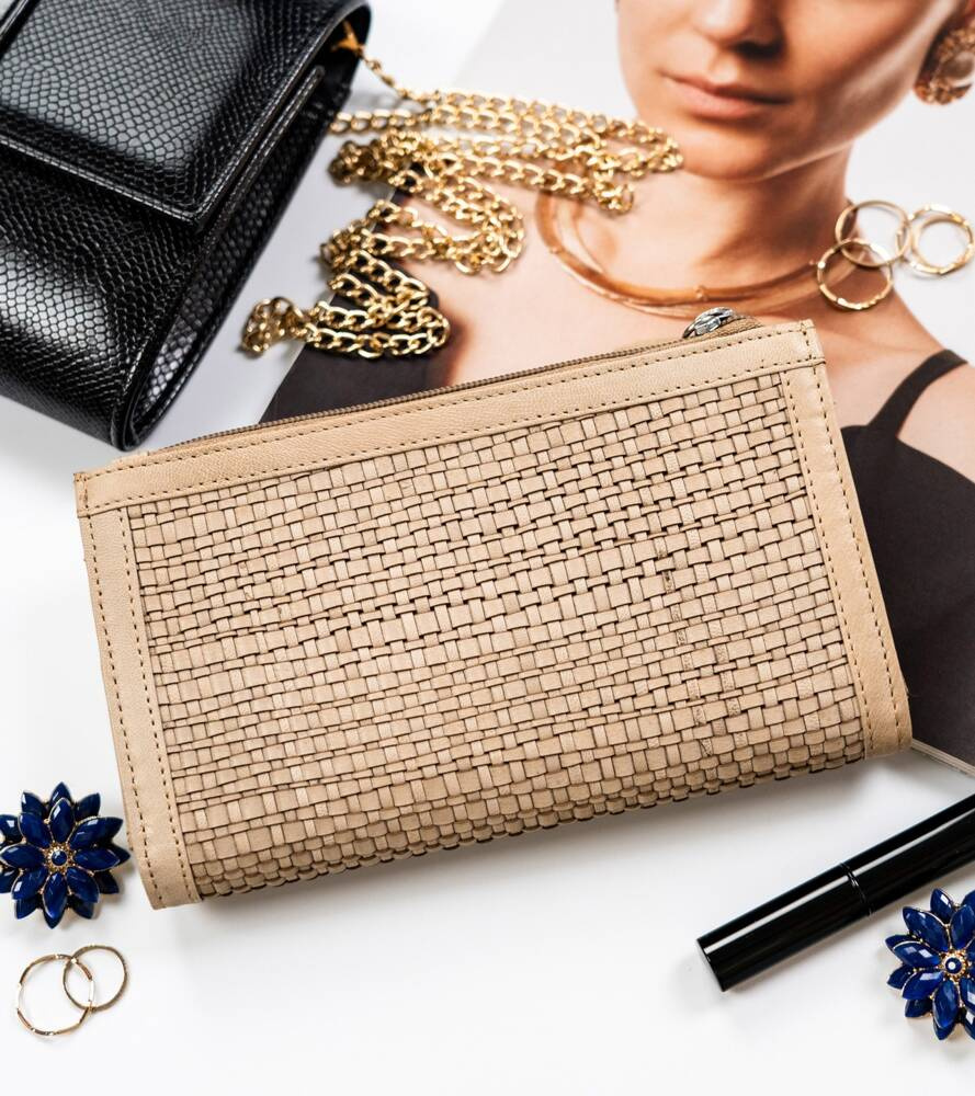 Duży portfel damski ze skóry naturalnej - Rovicky - obrazek 3