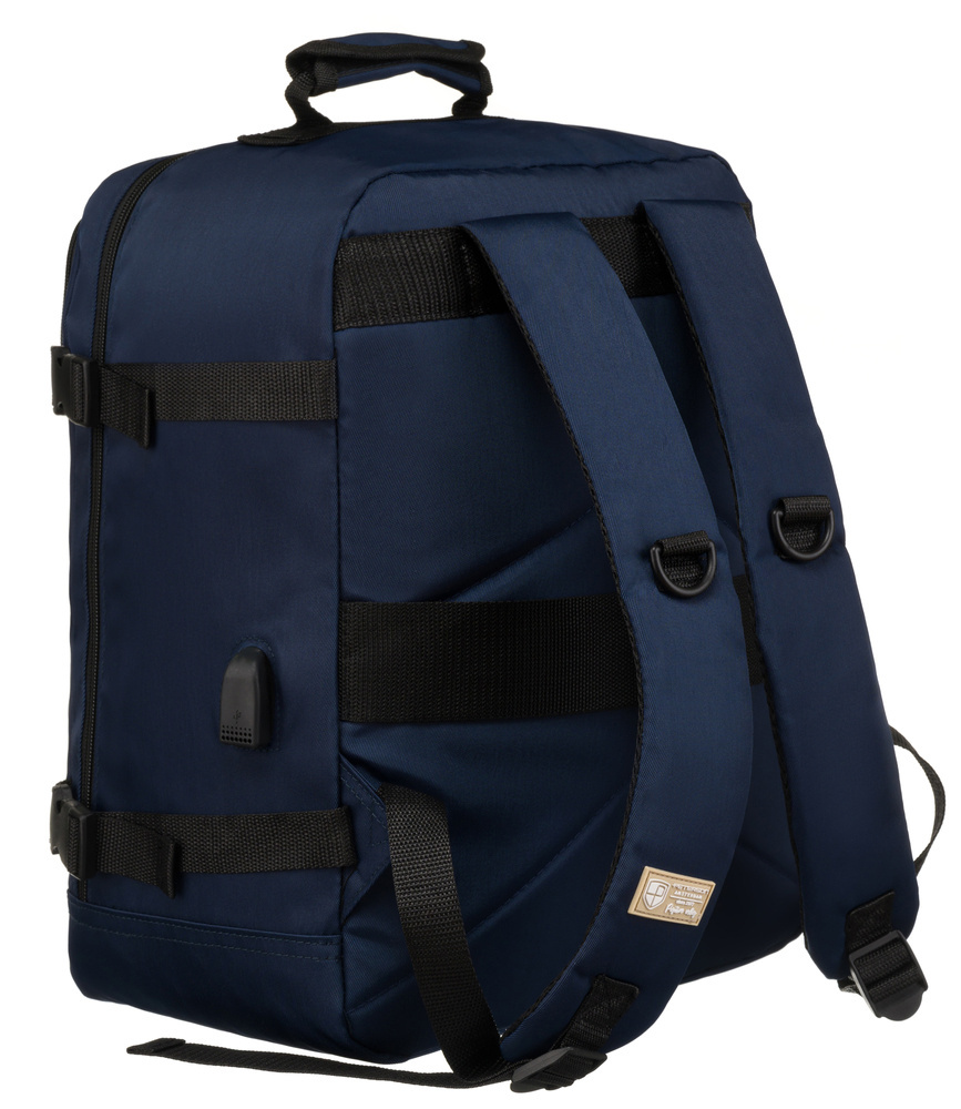 Pojemny, podróżny plecak kabinowy z portem USB - Peterson - obrazek 3