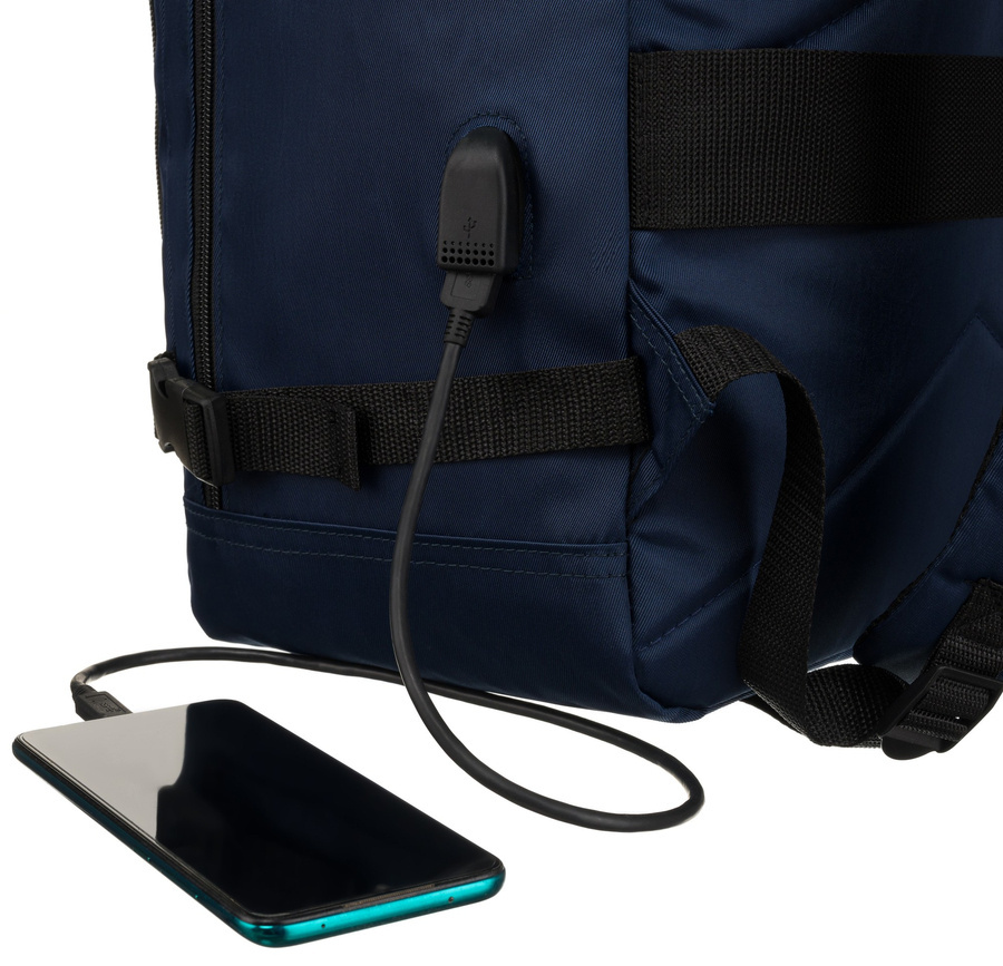 Pojemny, podróżny plecak kabinowy z portem USB - Peterson - obrazek 13