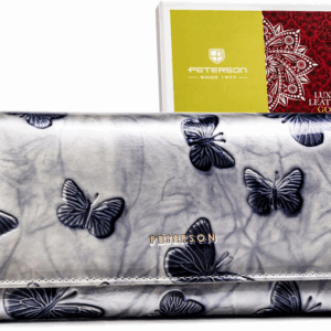 Duży portfel damski ze skóry naturalnej - Peterson