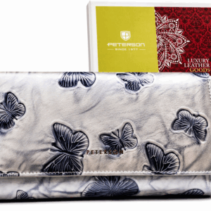 Duży portfel damski ze skóry naturalnej - Peterson