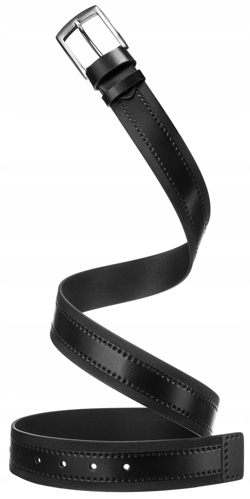 Męski pasek ze skóry naturalnej - Rovicky - obrazek 2