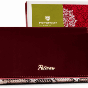 Duży portfel damski na zatrzask - Peterson