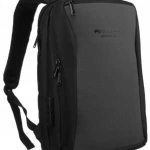 Duży, pojemny plecak z portem USB i miejscem na laptopa - Peterson